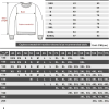 Sturniolo Merch Sweatshirt size chart